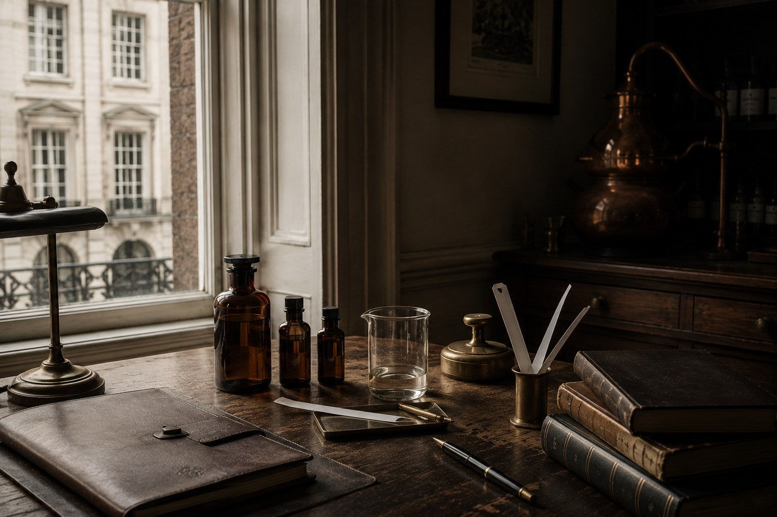 A fragrance refinement workbench in England