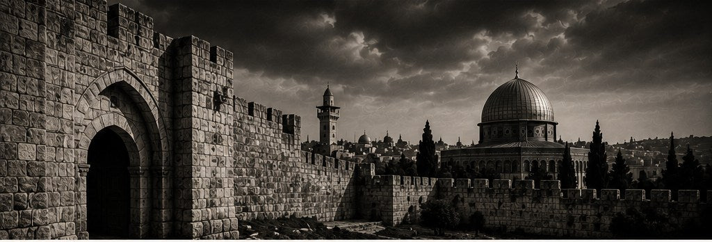 The walls of Jerusalem associated with Salahuddin